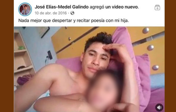 Investigan a ex precandidato que exhibió fotos inadecuadas con su hija