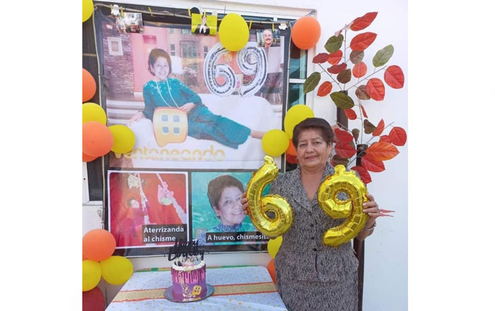 Festeja su cumpleaños con temática de Ventaneando porque le encanta el chisme 3 med